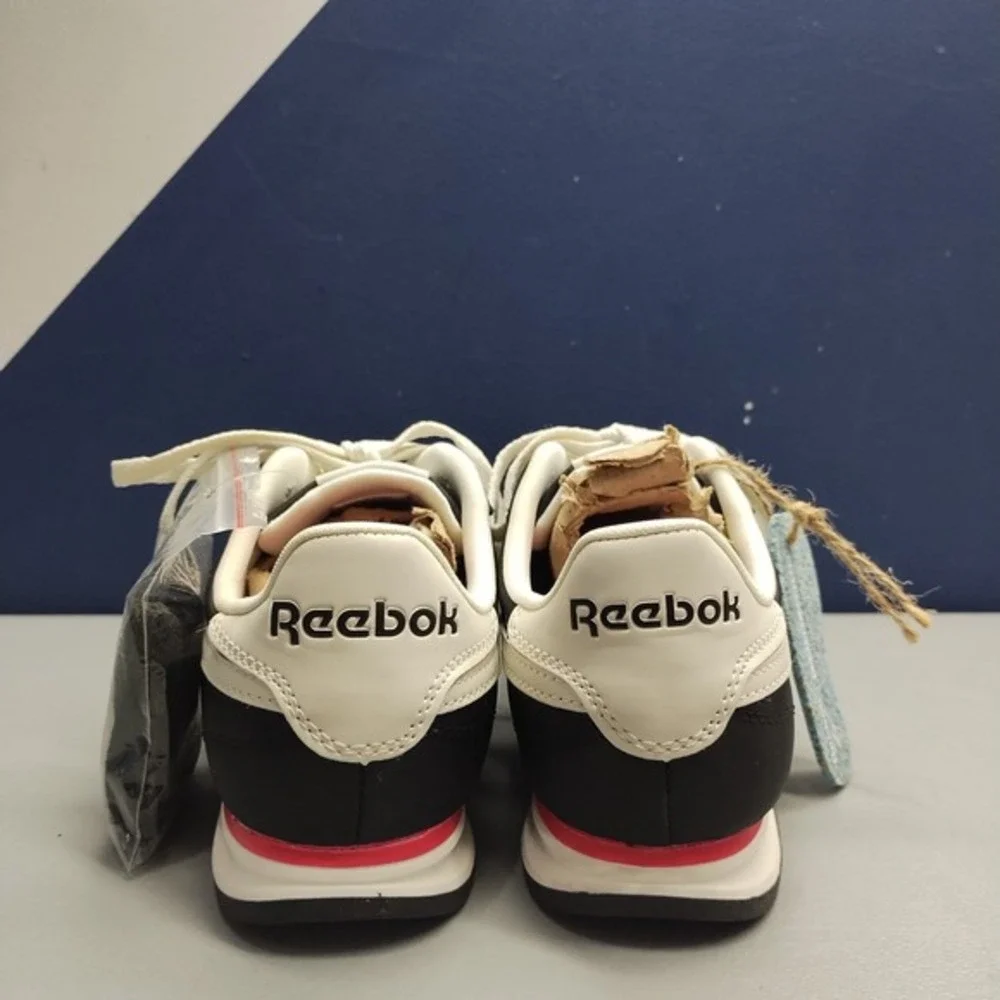 Reebok Comfort Footbed Sneakers Womens US Size 8.5 Black White‎ Running Lace Up